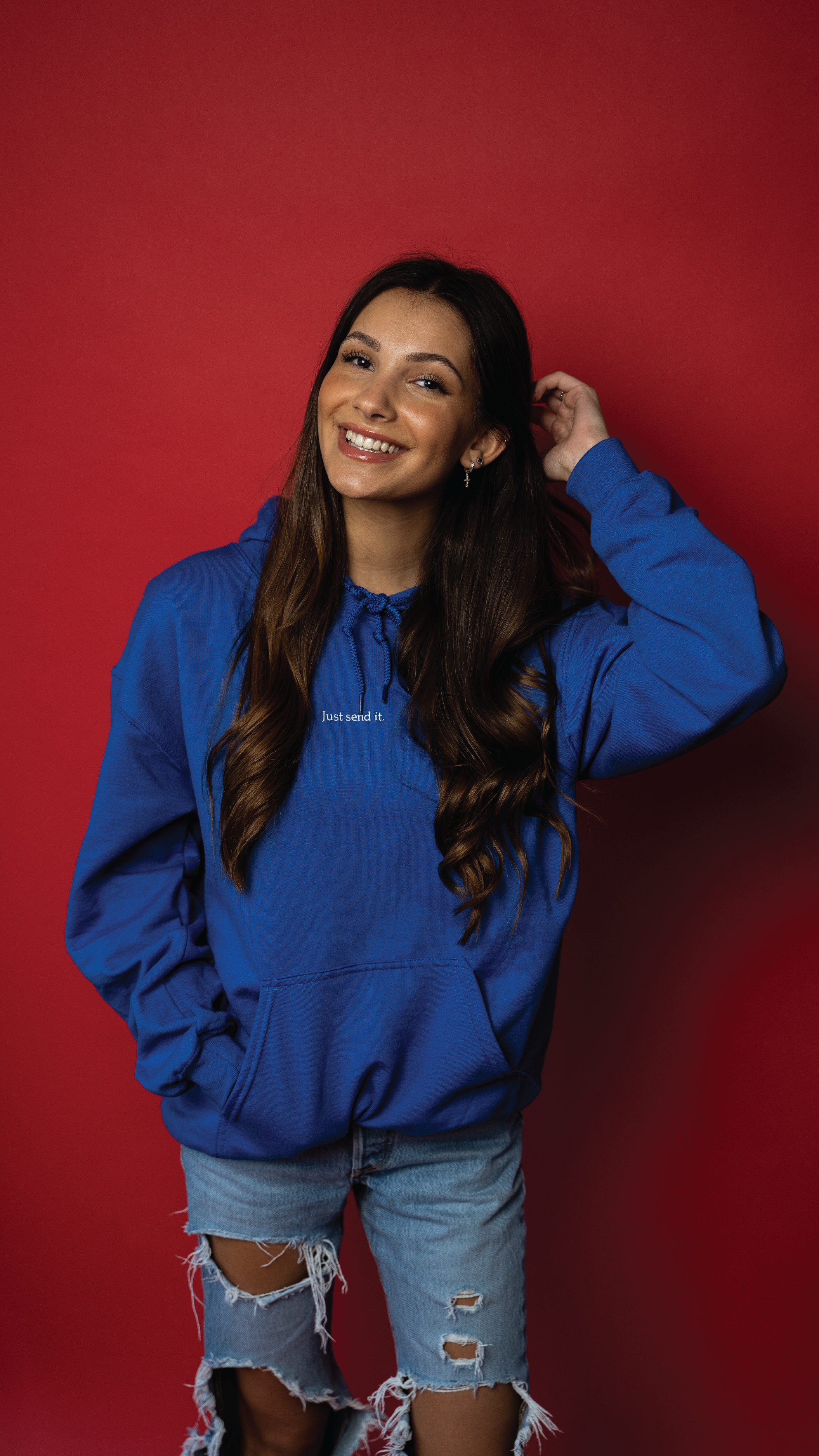 Just Send It. Hoodies